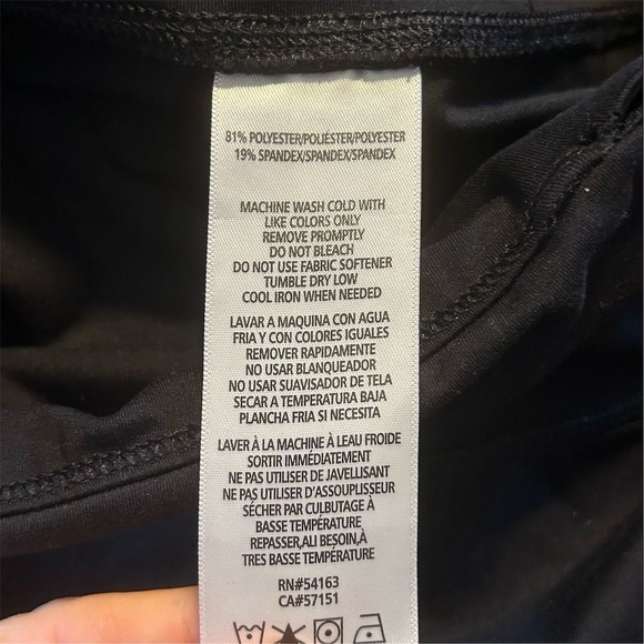 Calvin Klein Women's Black Stretch Flared Track Pants Size L Activewear - Picture 4 of 8